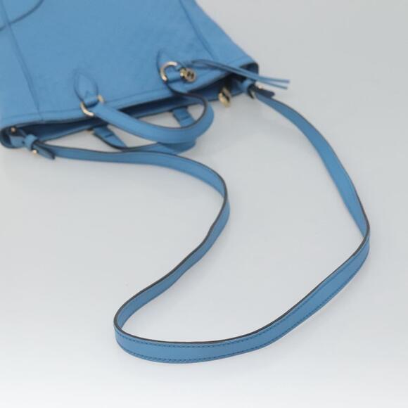 GUCCI Micro GG Canvas Guccissima Bag Leather Outlet Blue Gold - Picture 9 of 16